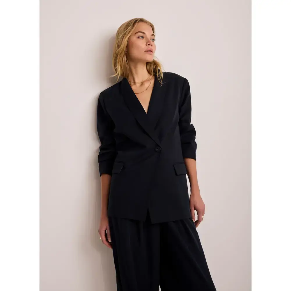 Mint Velvet Navy Single Breasted Blazer